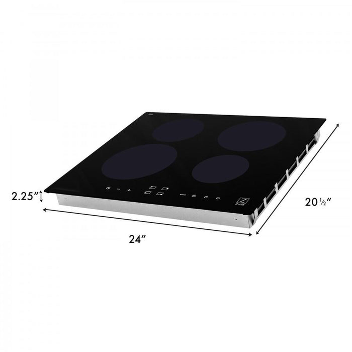 ZLINE 24" Induction Cooktop with 4 burners, RCIND-24
