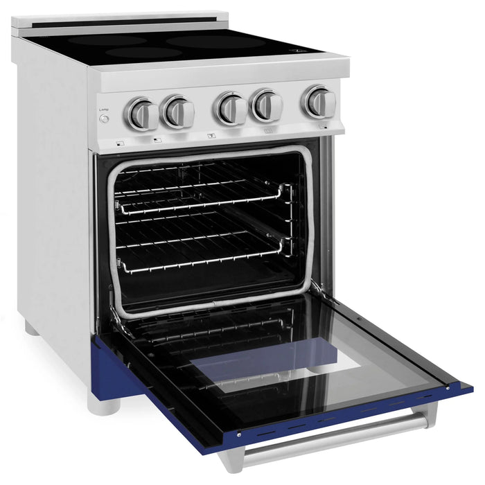 ZLINE 24" Induction Range with a 3 Element Stove and Electric Oven in Stainless Steel RAIND-BG-24