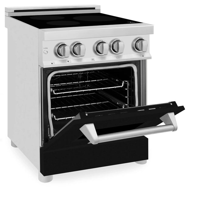 ZLINE 24" Induction Range with a 3 Element Stove and Electric Oven in Stainless Steel RAIND-BLM-24