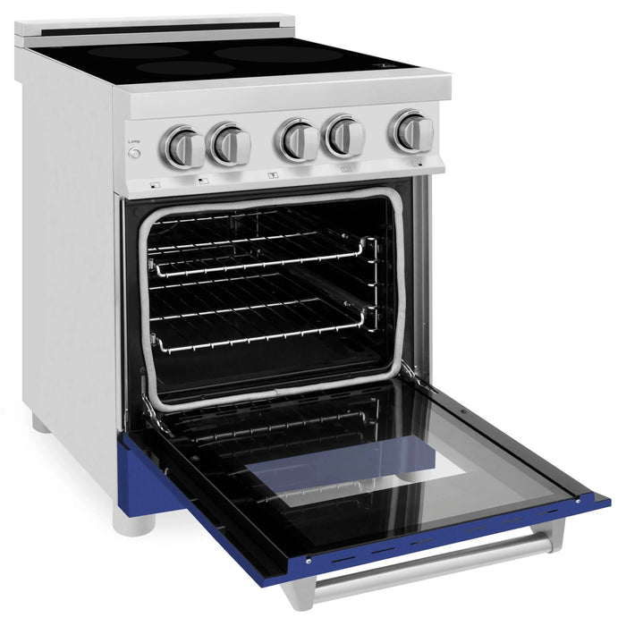 ZLINE 24" Induction Range with a 3 Element Stove and Electric Oven in Stainless Steel RAIND-BM-24