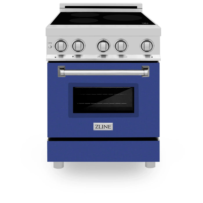 ZLINE 24" Induction Range with a 3 Element Stove and Electric Oven in Stainless Steel RAIND-BM-24