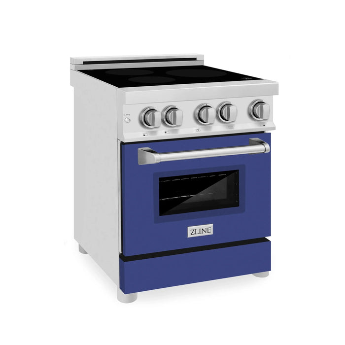 ZLINE 24" Induction Range with a 3 Element Stove and Electric Oven in Stainless Steel RAIND-BM-24
