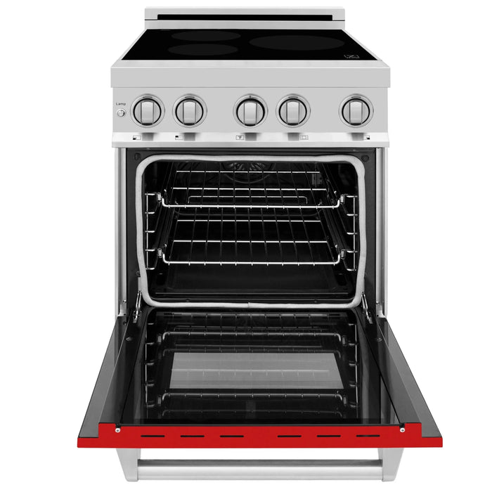 ZLINE 24" Induction Range with a 3 Element Stove and Electric Oven in Stainless Steel RAIND-RG-24
