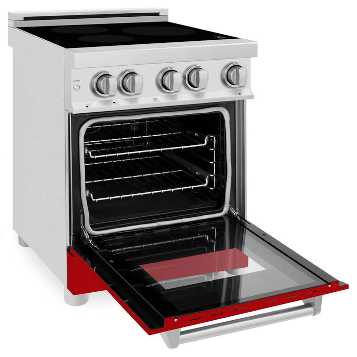 ZLINE 24" Induction Range with a 3 Element Stove and Electric Oven in Stainless Steel RAIND-RM-24