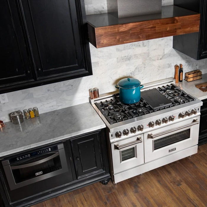 ZLINE 24" Microwave Drawer, Black Stainless Steel, MWD-1-BS