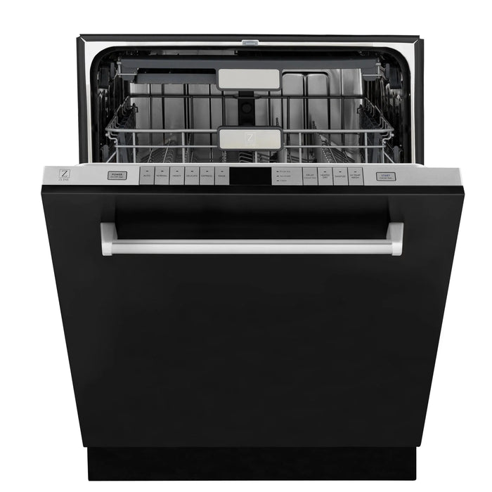 ZLINE 24" Monument, 3rd Rack, Dishwasher, Black Door, DWMT-BLM-24