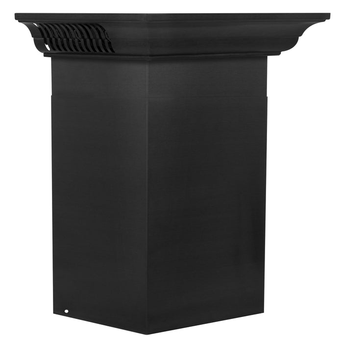 ZLINE 24" Wall Black Stainless Range Hood, Crown Sound, BSKBNCRN-BT-24