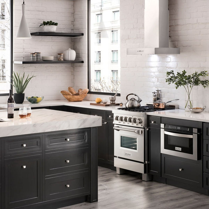 ZLINE 24" Wall Mount Range Hood In Stainless Steel, KE-24