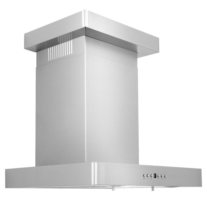 ZLINE 24" Wall Range Hood, Stainless Steel, Crown Molding, KECRN-24
