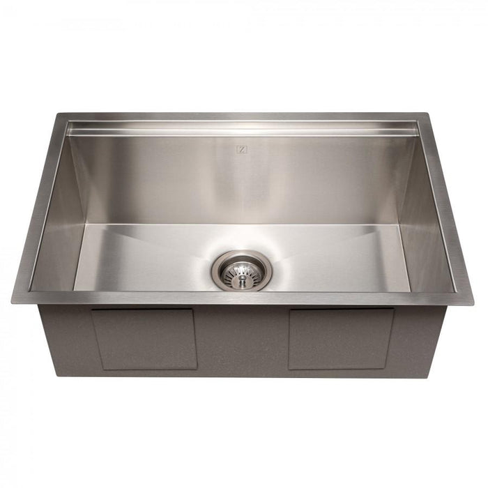 ZLINE 27" Undermount Single Bowl Ledge Sink Stainless Steel, SLS-27