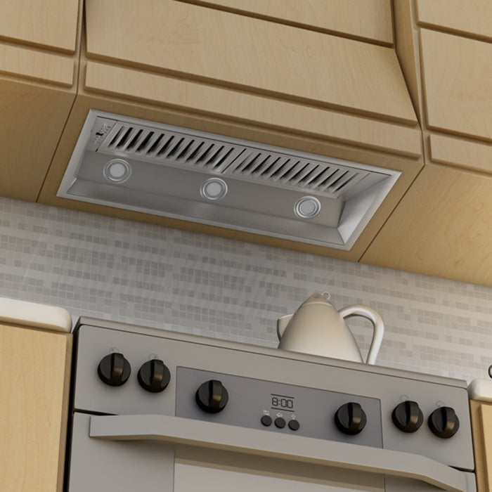 ZLINE 28" Outdoor Stainless Range Hood Insert, 695-304-28