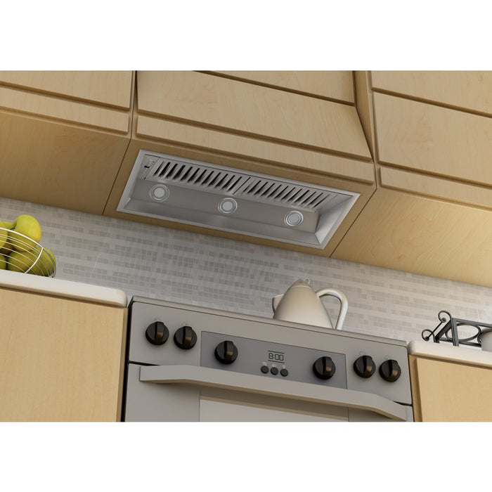 ZLINE 28" Outdoor Stainless Range Hood Insert, 695-304-28
