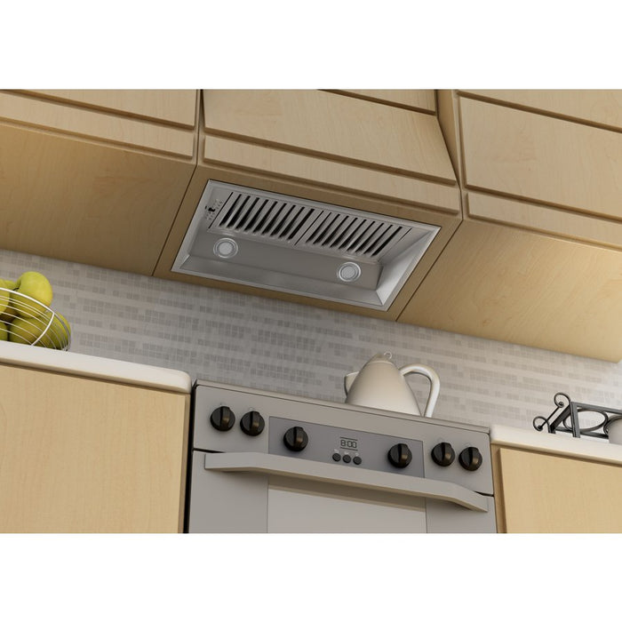 ZLINE 28" Stainless Steel Under Cabinet Range Hood Insert, 698-28