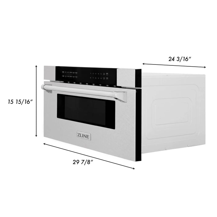 ZLINE 30" 1.2 cu. ft. Built-In Microwave Drawer MWD-30-SS