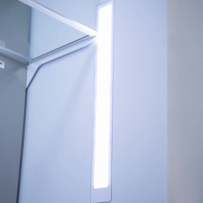 ZLINE 30" Autograph 16.1 cu. ft. 2-Door Bottom Freezer Fridge Water/Ice Dispenser Stainless Steel Matte Black Accents RBIVZ-304-30-MB