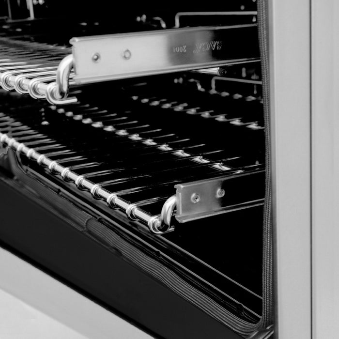ZLINE 30" Autograph Dual Fuel Range, Stainless Steel, RAZ-30-MB