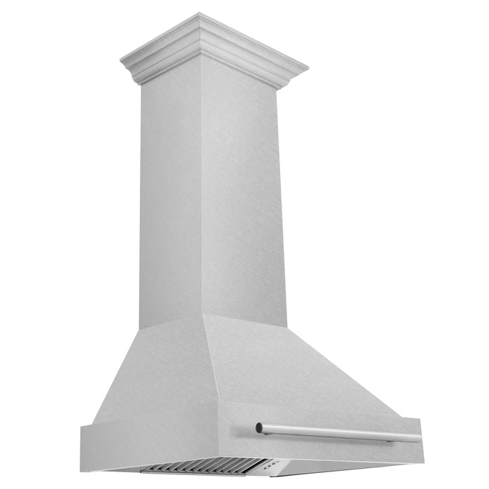 ZLINE 30" Autograph DuraSnow Stainless Steel Wall Range Hood 8654SNX-30