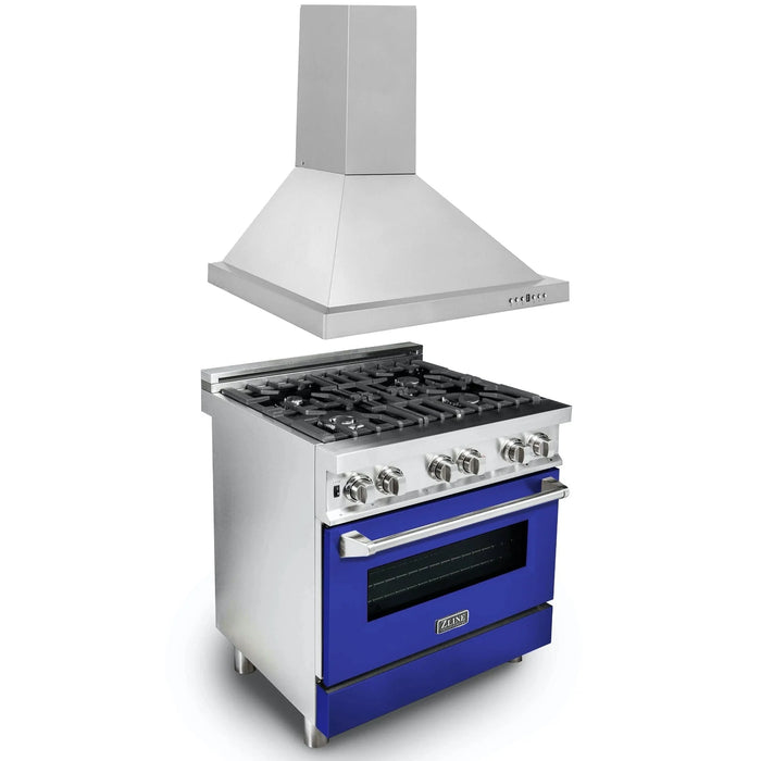 ZLINE 30" Bundle Range RA-BG-30 & Range Hood KB-30, 2KP-RABGRH30