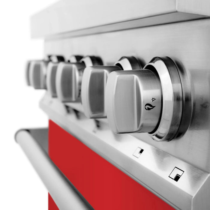 ZLINE 30" Bundle Range RA-RM-30 & Wall Range Hood KB-30, 2KP-RARMRH30