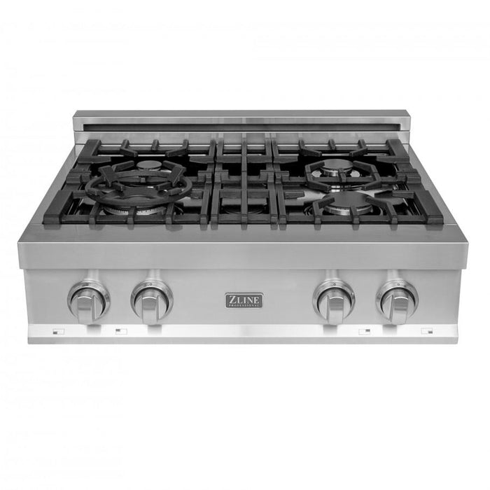 ZLINE 30" Ceramic Rangetop with 4 Gas Burners, RT30