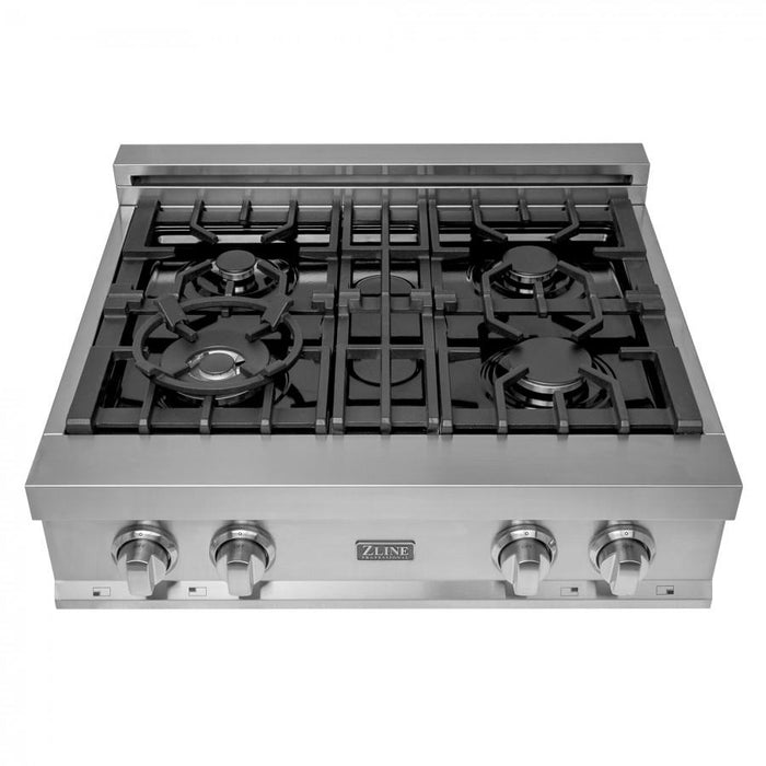 ZLINE 30" Ceramic Rangetop with 4 Gas Burners, RT30