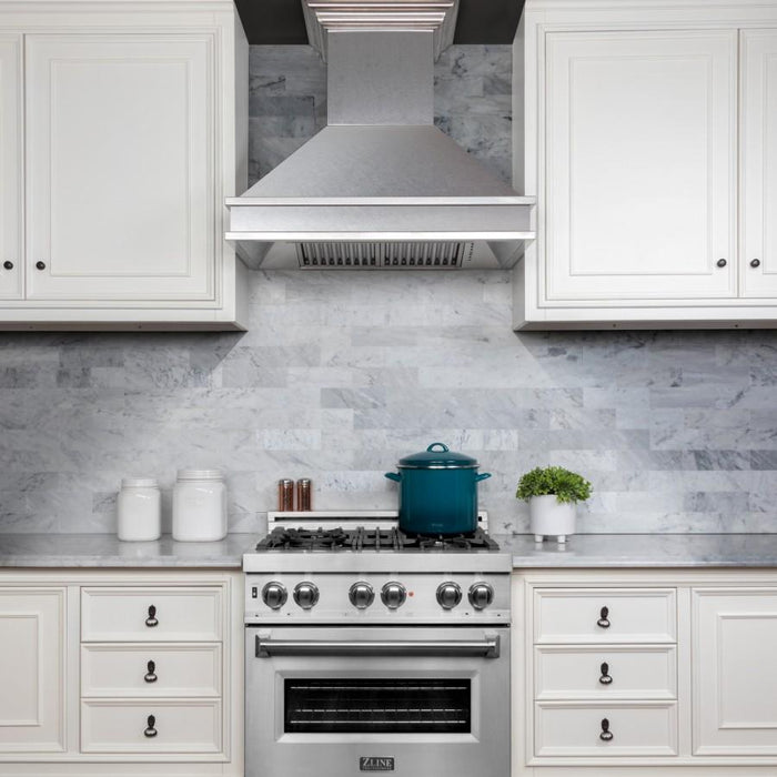 ZLINE 30" Designer Series Stainless Wall Mount Range Hood, 8656S-30