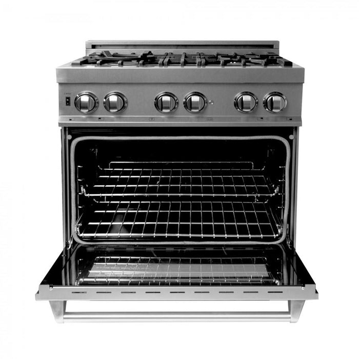 ZLINE 30" Dual Fuel Range, Snow Stainless, Snow Stainless Door, RAS-SN-30