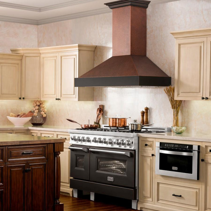 ZLINE 30" Hand-Hammered Copper Finish Wall Range Hood, 655-HBXXX-30