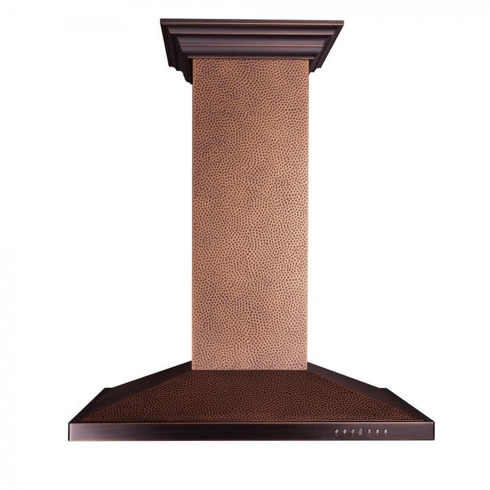 ZLINE 30" Hand Hammered Copper Island Range Hood, 8GL2Hi-30