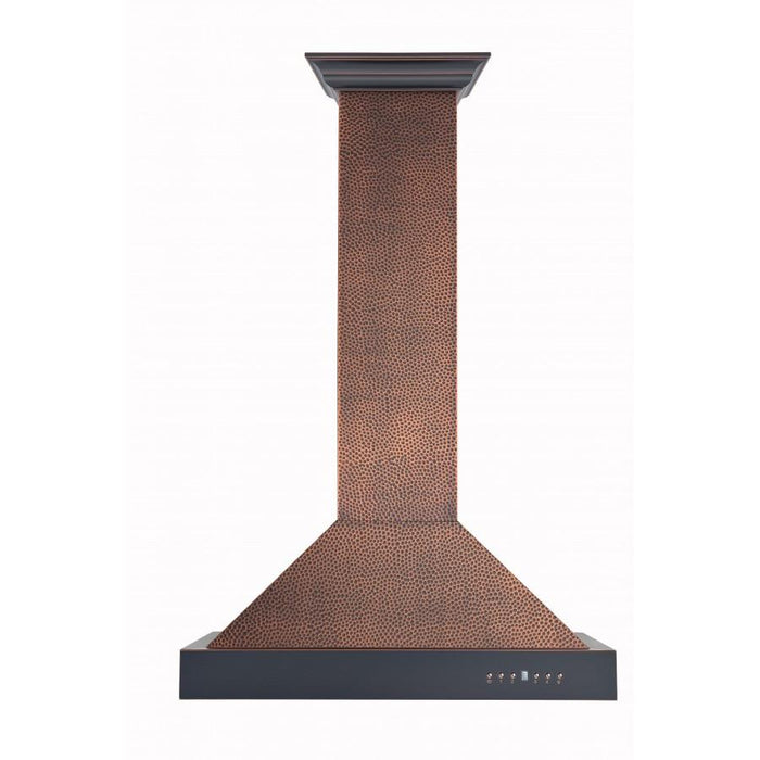 ZLINE 30" Hand-Hammered Copper Wall Range Hood, KB2-HBXXX-30
