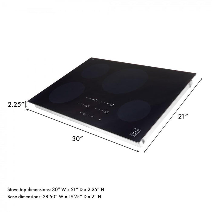 ZLINE 30" Induction Cooktop, 4 Burners, RCIND-30