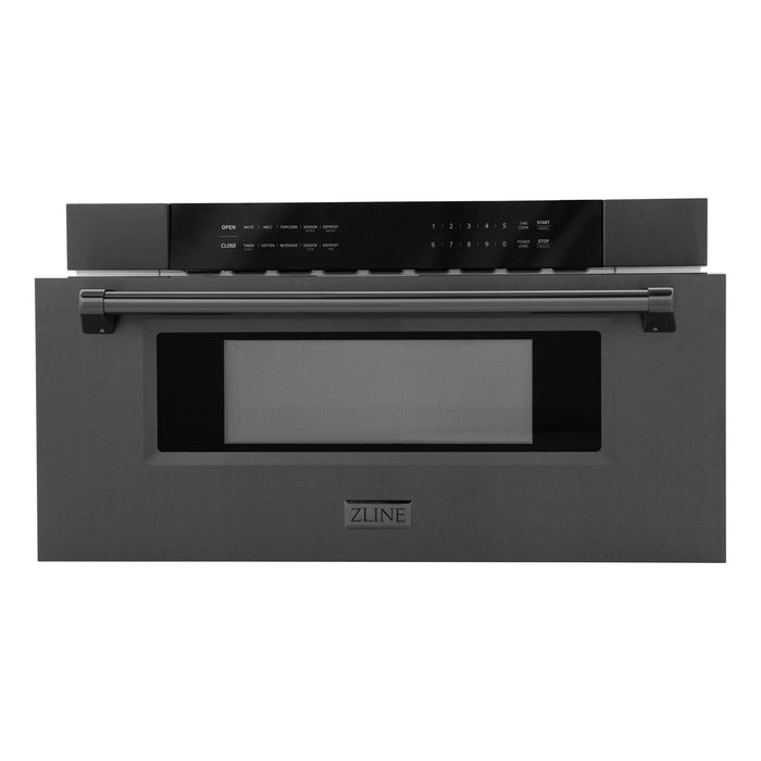 ZLINE 30" Microwave Drawer in Black Stainless MWD-30-BS
