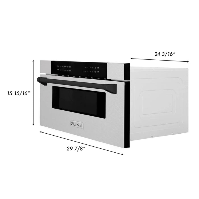ZLINE 30" Microwave Drawer, Stainless Steel MWDZ-30-SS-MB