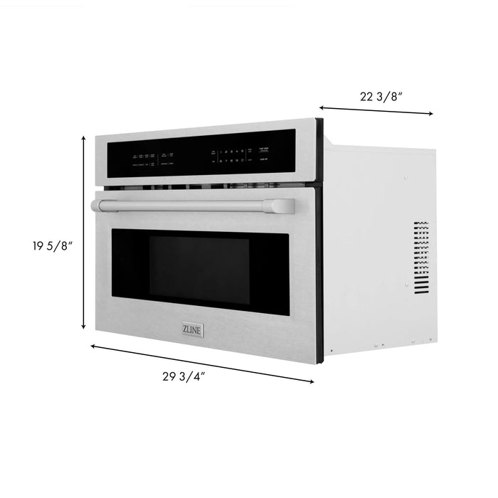 ZLINE 30" Microwave Wall Oven, DuraSnow Stainless MWO-30-SS