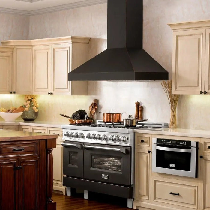 ZLINE 30" Oil-Rubbed Bronze Wall Range Hood, 8667B-30