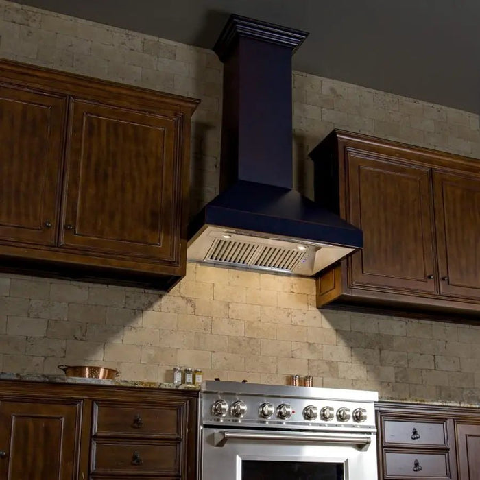 ZLINE 30" Oil-Rubbed Bronze Wall Range Hood, 8667B-30