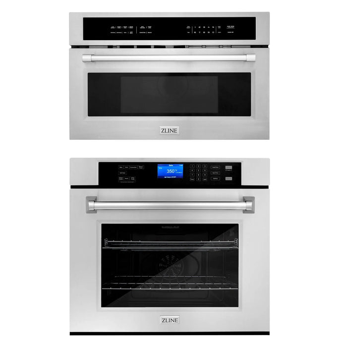 ZLINE 30" Oven ASW30 & Microwave MWO30 Bundle, 2KP-MW30-AWS30