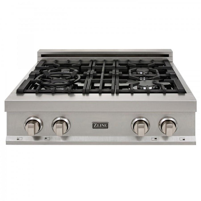 ZLINE 30" Porcelain Rangetop, DuraSnow, Stainless Steel, RTS-30