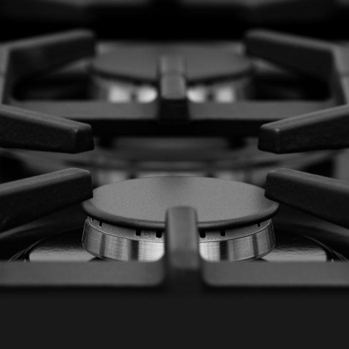 ZLINE 30" Porcelain Rangetop in Black Stainless, 4 Gas Burners, RTB-30