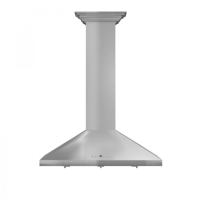 ZLINE 30" Stainless Steel Wall Range Hood, Crown Molding, KL2CRN-30