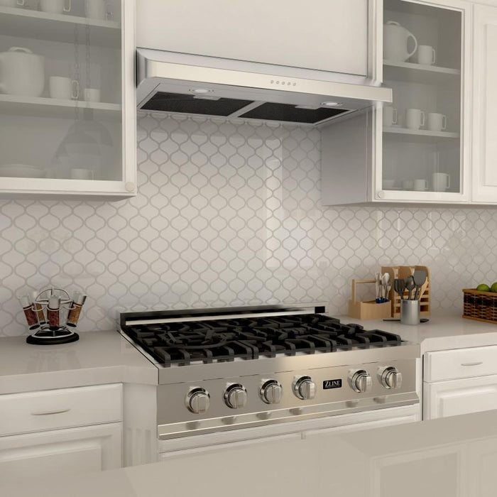 ZLINE 30" Under Cabinet Stainless Range Hood, Hard wired, 617-30