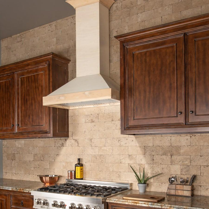 ZLINE 30" Unfinished Wooden Wall Range Hood, KBUF-30