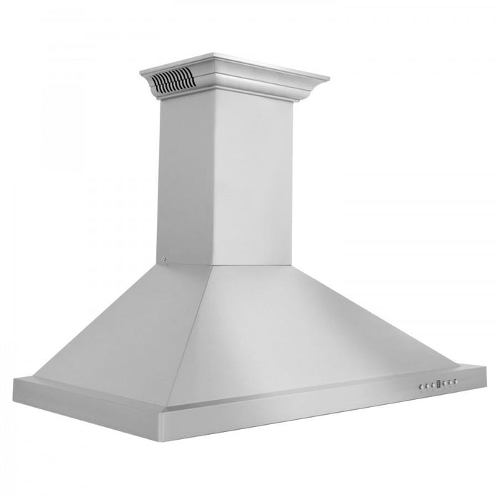 ZLINE 30" Wall Range Hood, Built-in CrownSound® Bluetooth Speakers, KBCRN-BT-30