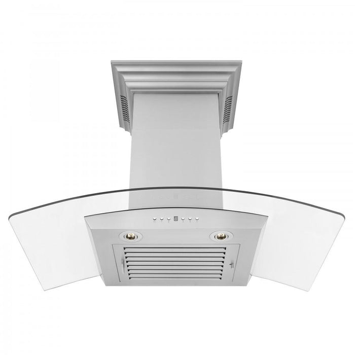 ZLINE 30" Wall Range Hood, Built-in CrownSound® Bluetooth Speakers, KZCRN-BT-30