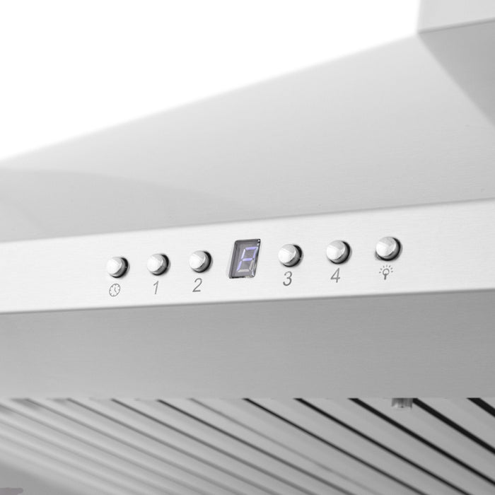 ZLINE 30" Wall Range Hood, Stainless, CrownSound Speakers, KF1CRN-BT-30