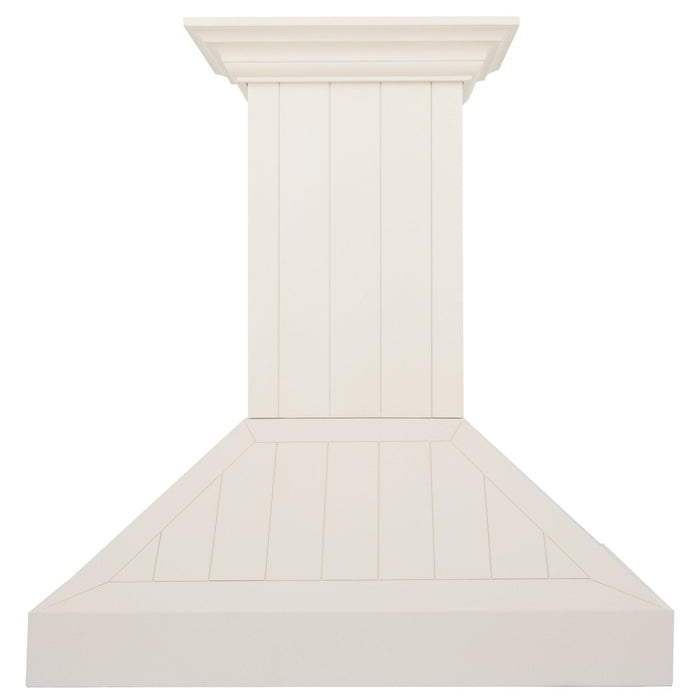 ZLINE 30" Wooden Wall Mount Range Hood in Cottage White, KPTT-30