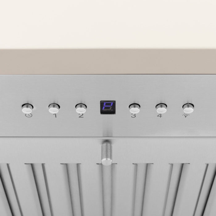 ZLINE 30" Wooden Wall Mount Range Hood in Cottage White, KPTT-30