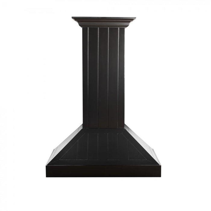 ZLINE 30" Wooden Wall Range Hood in Black - KPCC-30