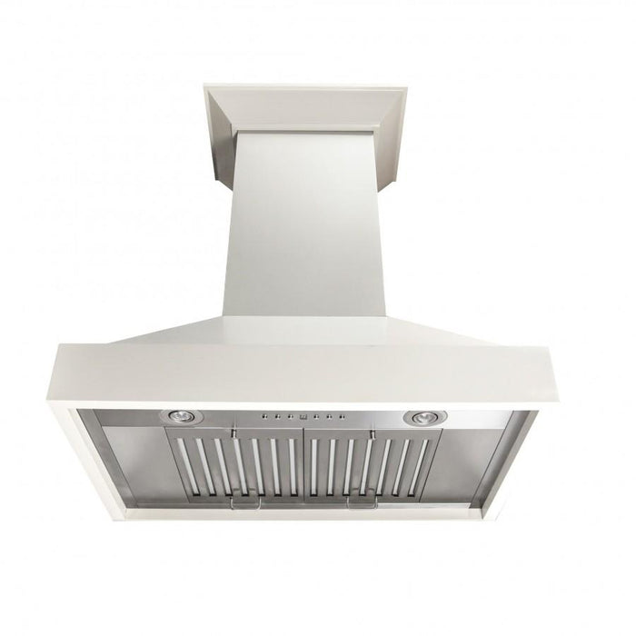 ZLINE 30" Wooden Wall Range Hood in Cottage White, KBTT-30