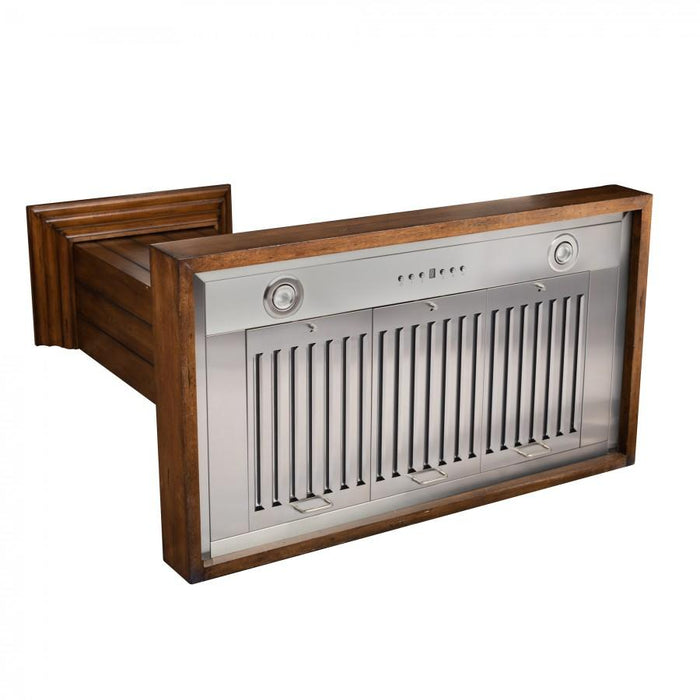 ZLINE 30" Wooden Wall Range Hood, Rustic Light, KPLL-30